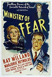 ดูหนังออนไลน์ฟรี Ministry of Fear (1944) มินนิสทรี ออฟ เฟียร์